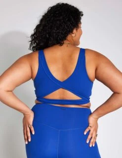Balance Bra - Mazarine Blue -Outlet Elevate Activewear Store ymo balance bra mazarine blue 2