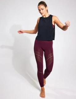 Crop It Tank - Black -Outlet Elevate Activewear Store ymo crop it tank black 3